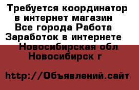 Требуется координатор в интернет-магазин - Все города Работа » Заработок в интернете   . Новосибирская обл.,Новосибирск г.